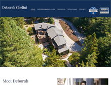 Tablet Screenshot of deborahchelini.com